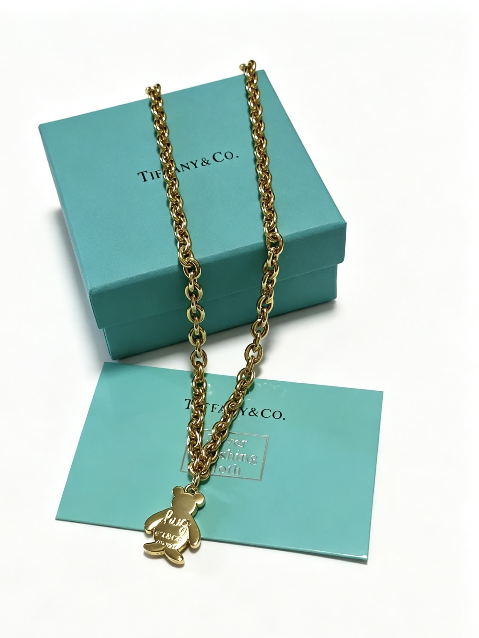 Tiffany & Co. Blue Box Charm Necklace